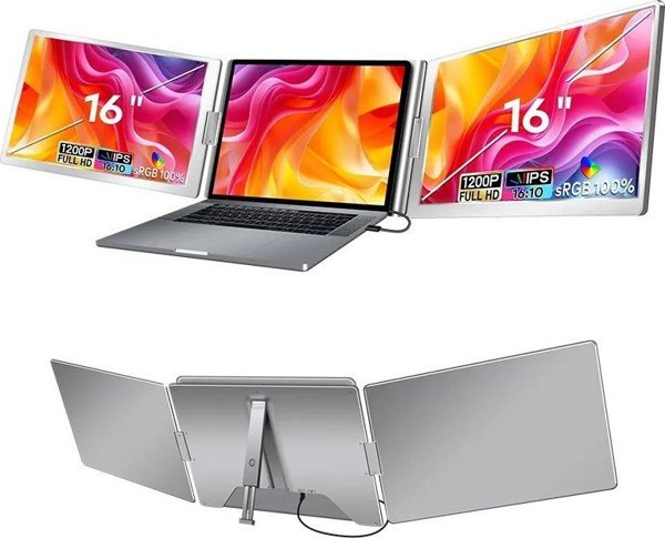 Extralink Smart Life S880 16" | Φορητές οθόνες για φορητό υπολογιστή | 2 οθόνες, IPS, 1920x1200