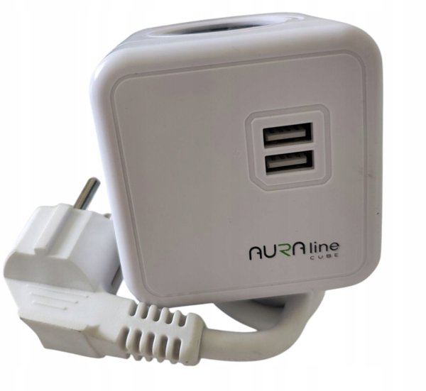 ΠΟΛΥΜΠΡΙΖΟ 4XSOC+2XUSB 1.5M AURA LINE