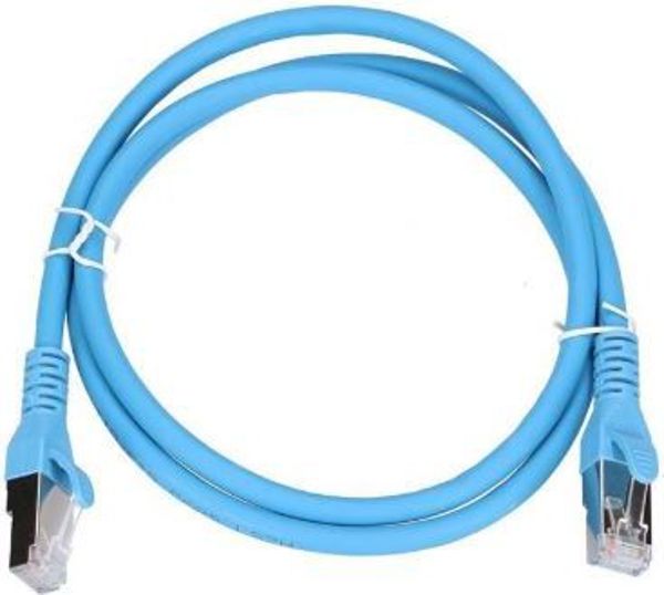 ExtraLink Patchcord KAT.6A, S/FTP, 1m, μπλε (EX.6556)