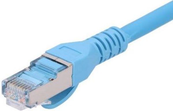 ExtraLink Patchcord KAT.6A, S/FTP, 1m, μπλε (EX.6556)