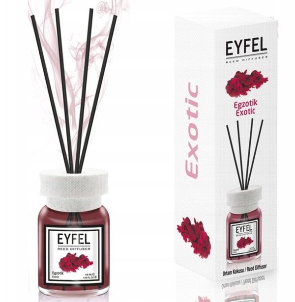 Αρωματικός διαχύτης Eyfel με ξυλάκια Εξωτικό 120ml