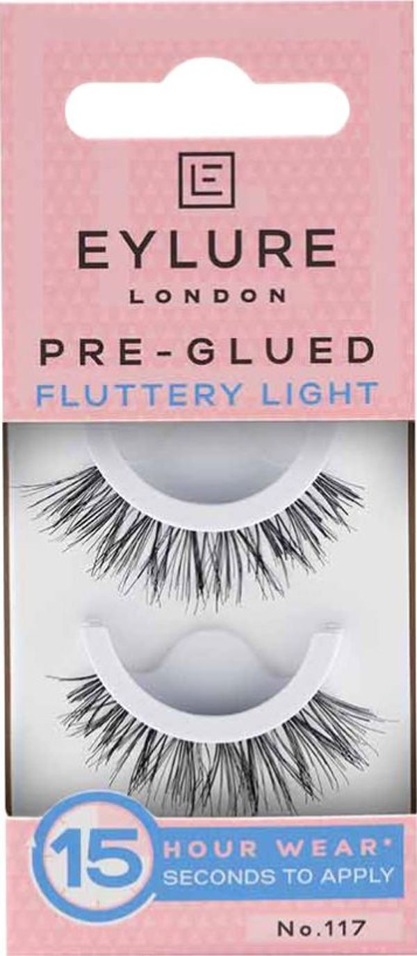 Eylure EYLURE αυτοκόλλητες βλεφαρίδες FLUTTERY LIGHT No. 117