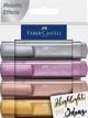 Faber-Castell Μαρκαδόροι Επισήμανσης Μεταλλικοί, 4 Χρώματα, 1-5mm