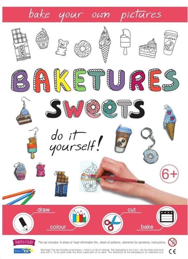 Fabryka Frajdy Baketures Σετ Δημιουργίας Κοσμημάτων DIY - Φτιάξτο Μόνος Σου