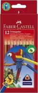 Faber-Castell FABER-CASTELL Μολύβι χρωματιστό τριγωνικό 12 τεμάχια σε χάρτινη θήκη