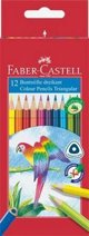 Faber-Castell FABER-CASTELL Μολύβι χρωματιστό τριγωνικό 12 τεμάχια σε χάρτινη θήκη