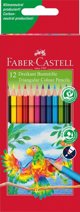 Faber-Castell FABER-CASTELL Μολύβι χρωματιστό τριγωνικό 12 τεμάχια σε χάρτινη θήκη