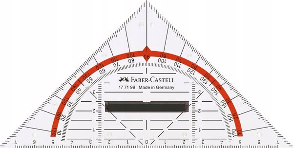 Faber-Castell FABER-CASTELL Γεωμετρικό Τρίγωνο μικρό με λαβή 14cm