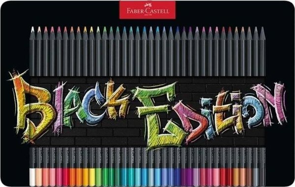 Faber-Castell FABER-CASTELL Μολύβια Black Edition 36er Metalletui