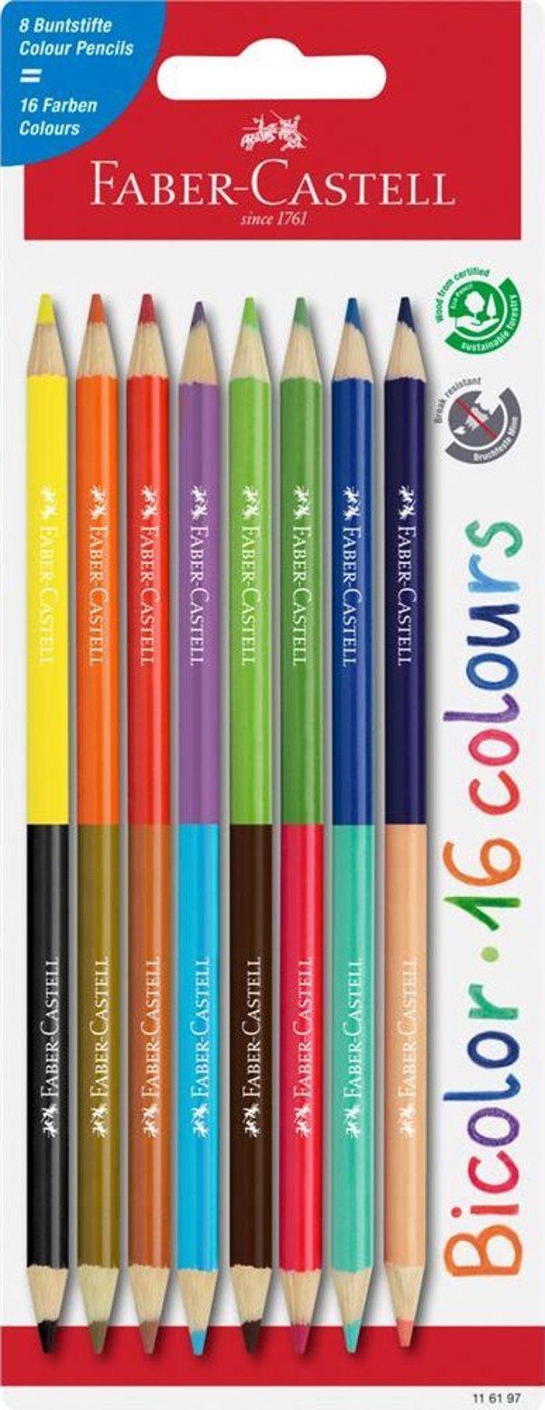 Faber-Castell Faber-Castell 116197 χρωματιστό μολύβι 16 τεμ.