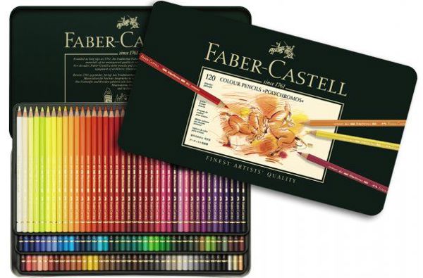 Faber-Castell Πολυχρωμία Μολύβια 120 Χρώματα Μεταλλική Συσκευασία Faber-Castell (110011 FC)