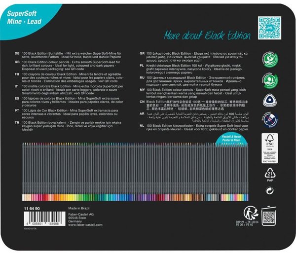 Faber-Castell 116490 μολύβι χρωματιστό Διάφορα χρώματα 100 τεμ.