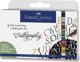 Faber-Castell Pitt Artist Pen Σετ Στυλό, 8 Τεμάχια, Πολύχρωμο (Μαύρο, Μπλε, Καφέ, Χρυσό, Πράσινο, Γκρι, Ροζ, Λευκό)