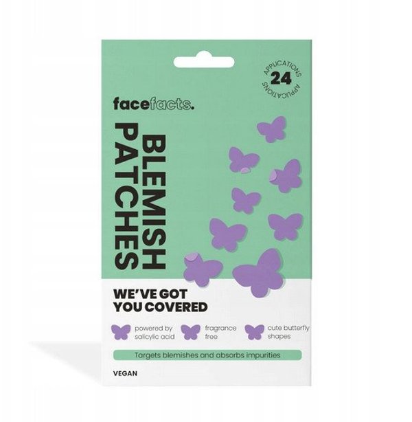 FACE FACTS Blemish Patches Plastry na wypryski - Butterflies - 1 op. - 24 szt.