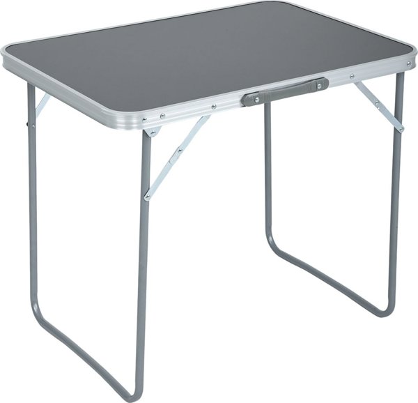 Fancy Garden Πτυσσόμενο τραπέζι κάμπινγκ ARES 70x50 cm Γκρι