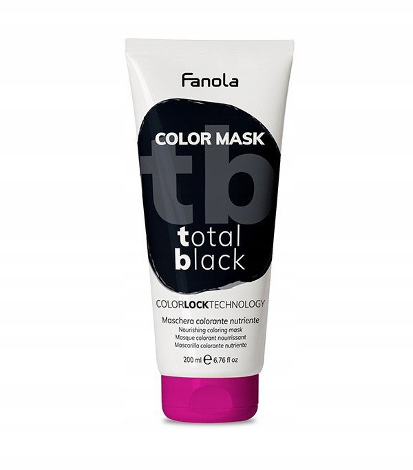 Fanola Μάσκα Χρώματος Total Black 200 ml