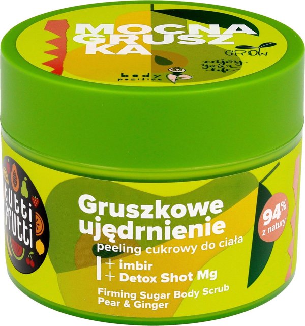 Farmona Tutti Frutti Απολέπιση Σώματος με Ζάχαρη, Αχλάδι & Τζίντζερ για Σύσφιξη, 300g