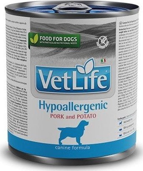 Farmina FARMINA Vet Life Υποαλλεργικό Χοιρινό & Πατάτα - υγρή τροφή για σκύλους - 300 γρ