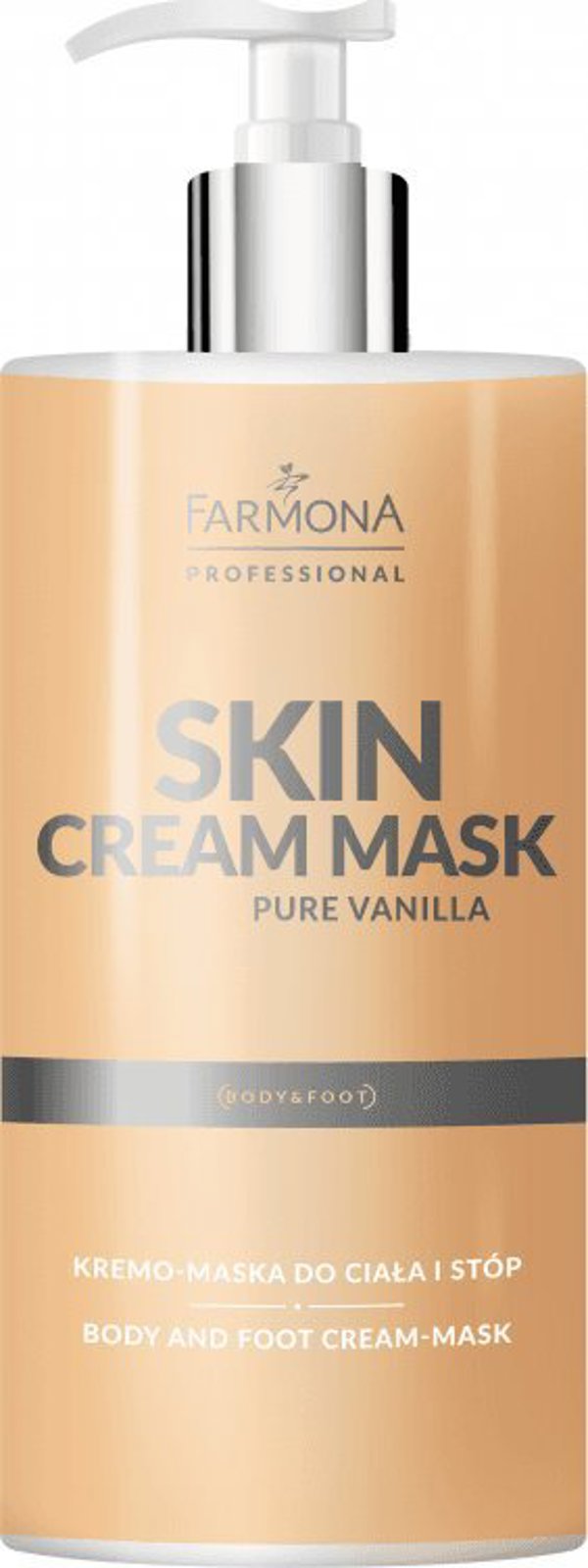 Μάσκα κρέμας δέρματος Farmona Farmona PURE VANILLA Κρέμα - μάσκα για το σώμα και τα πόδια 500ml.