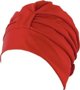 Σκουφάκι κολύμβησης Fashy FASHY FABRIC 3473 40 PES κόκκινο