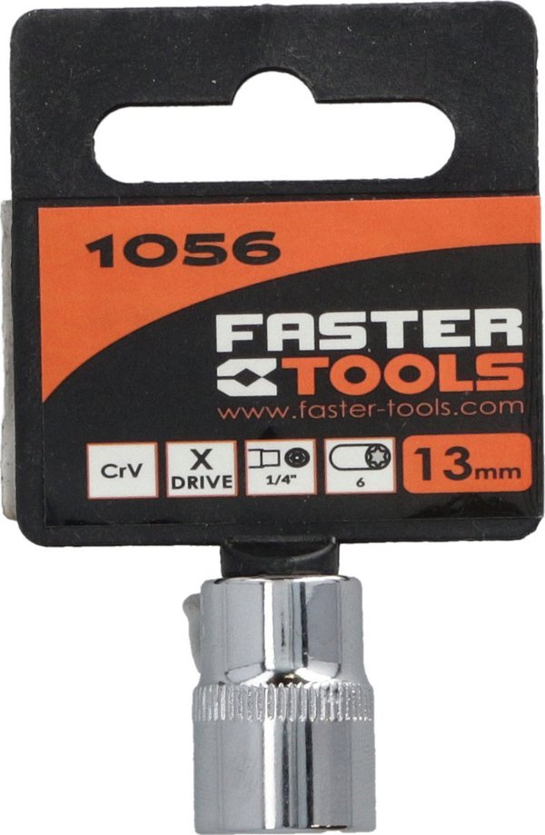 Faster Tools FASTER TOOLS Εξάγωνα καρυδάκια 1/4" 12 ένα μέγεθος