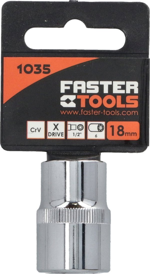 Faster Tools FASTER TOOLS Εξάγωνα καρυδάκια 1/2" 32 one size