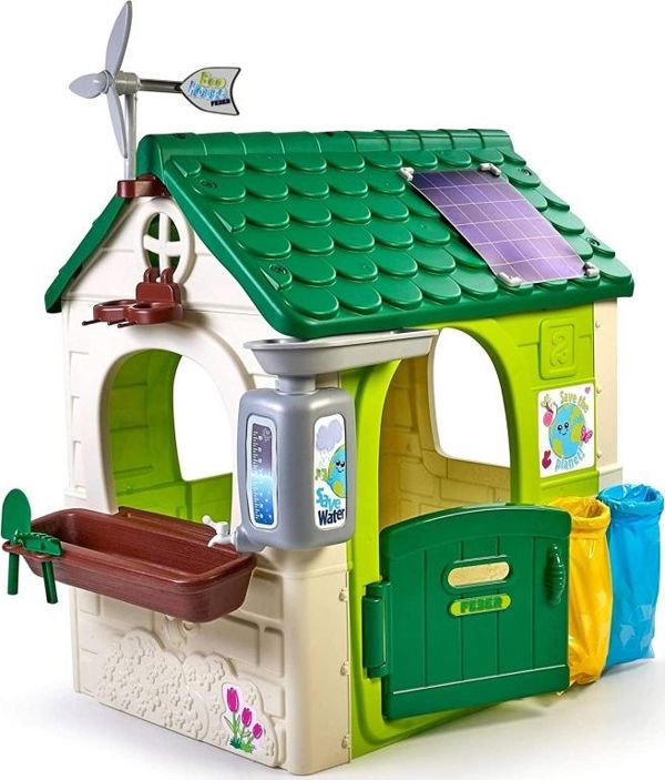 Παιδικό Σπίτι Feber Eco House 8498041, Πλαστικό Σπιτάκι Κήπου για Παιδιά