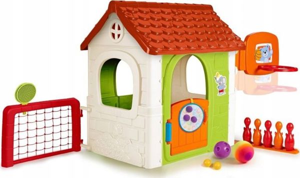 Feber Παιδικό Σπίτι Activity House 6 σε 1 Πολυλειτουργικό με Παιχνίδια 8233758