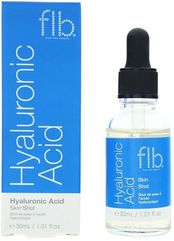 Feel Like Beauty, Skin Shot, Hyaluronic Acid, Hydrating, Serum, For Face, 30 ml For Women
