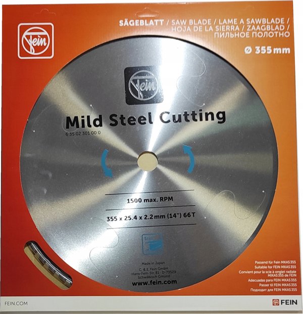 Fein Metal cutting disc FEIN O355mm