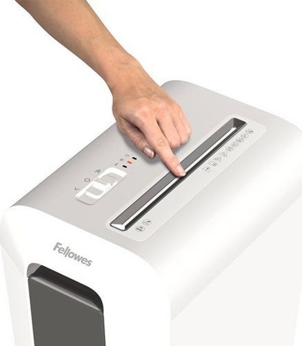 Fellowes LX Series LX65 καταστροφέας Τεμαχισμός με κοπή σωματιδίων Λευκό