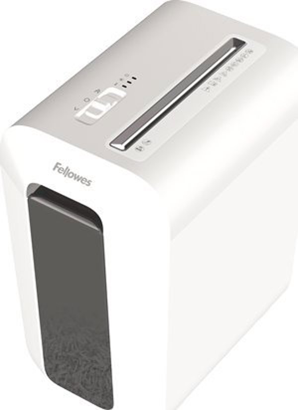 Fellowes LX Series LX65 καταστροφέας Τεμαχισμός με κοπή σωματιδίων Λευκό