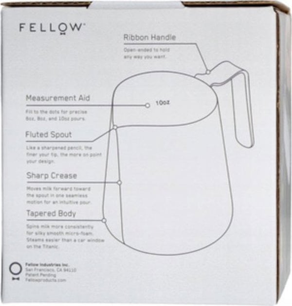 Fellow Fellow Eddy Pitcher - Ασημένια κανάτα γάλακτος 350 ml