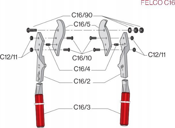 Ψαλίδι καλωδίων Felco (O16mm) FELCO C16