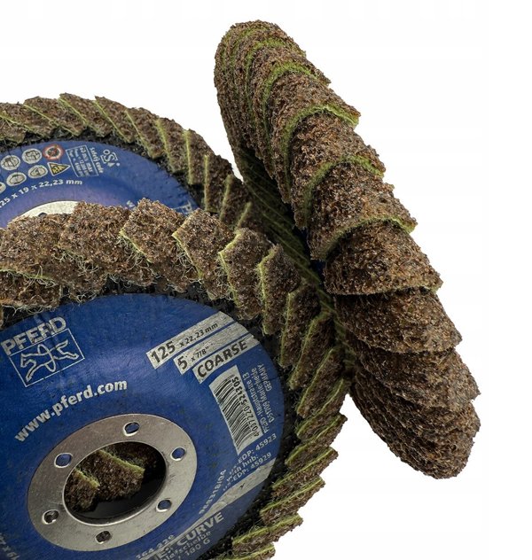 Δίσκος λείανσης τσόχας PFERD Curve PVL-R 125 A 100 G