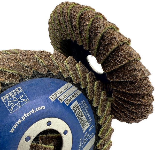 Δίσκος λείανσης τσόχας PFERD Curve PVL-R 125 A 100 G