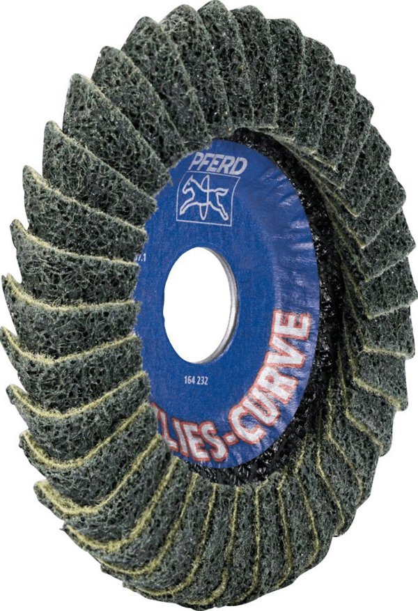 Felt grinding disc PFERD Curve PVL-R 125 A 240 F