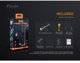Fenix Εμπρόσθιο φως ποδηλάτου Fenix BC26R, μαύρο