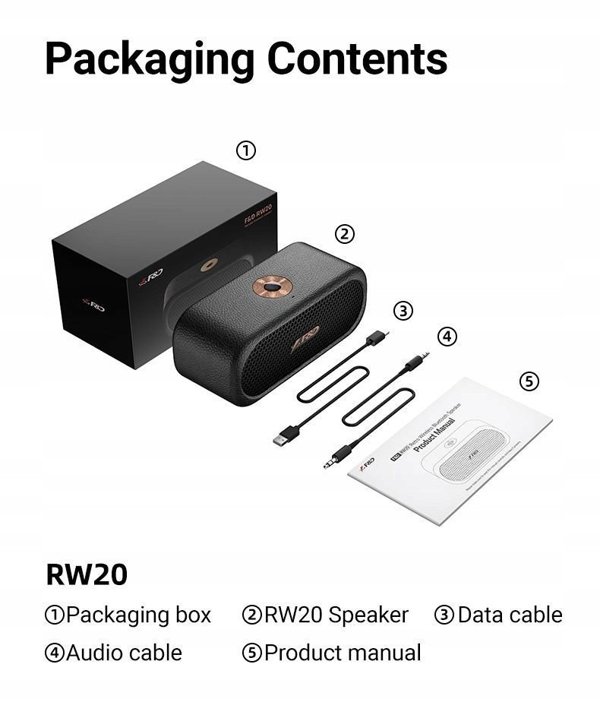 Fenda RW20 – Ασύρματο Bluetooth ηχείο