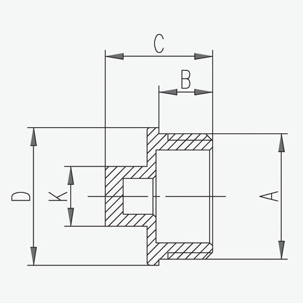 Ορειχάλκινο καπάκι Ferro 5/4" κίτρινο (KOR6Z)
