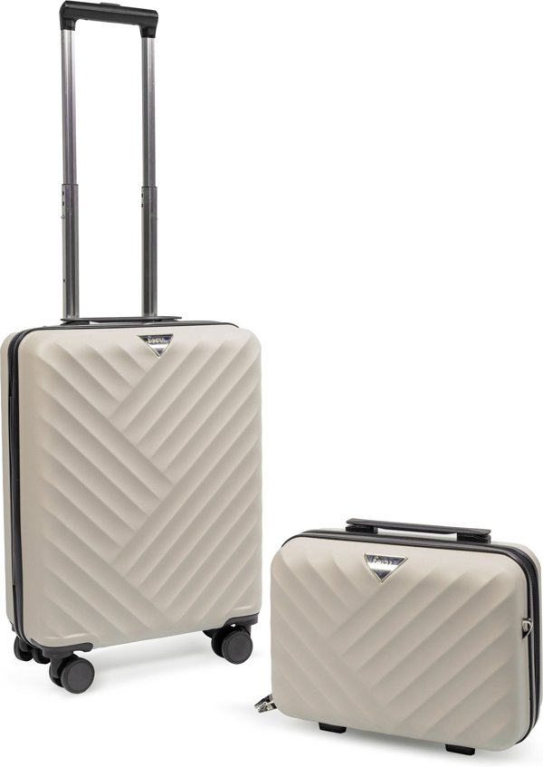 Βαλίτσα Feru Malibu 55cm και Μικρή Τσάντα, Χακί