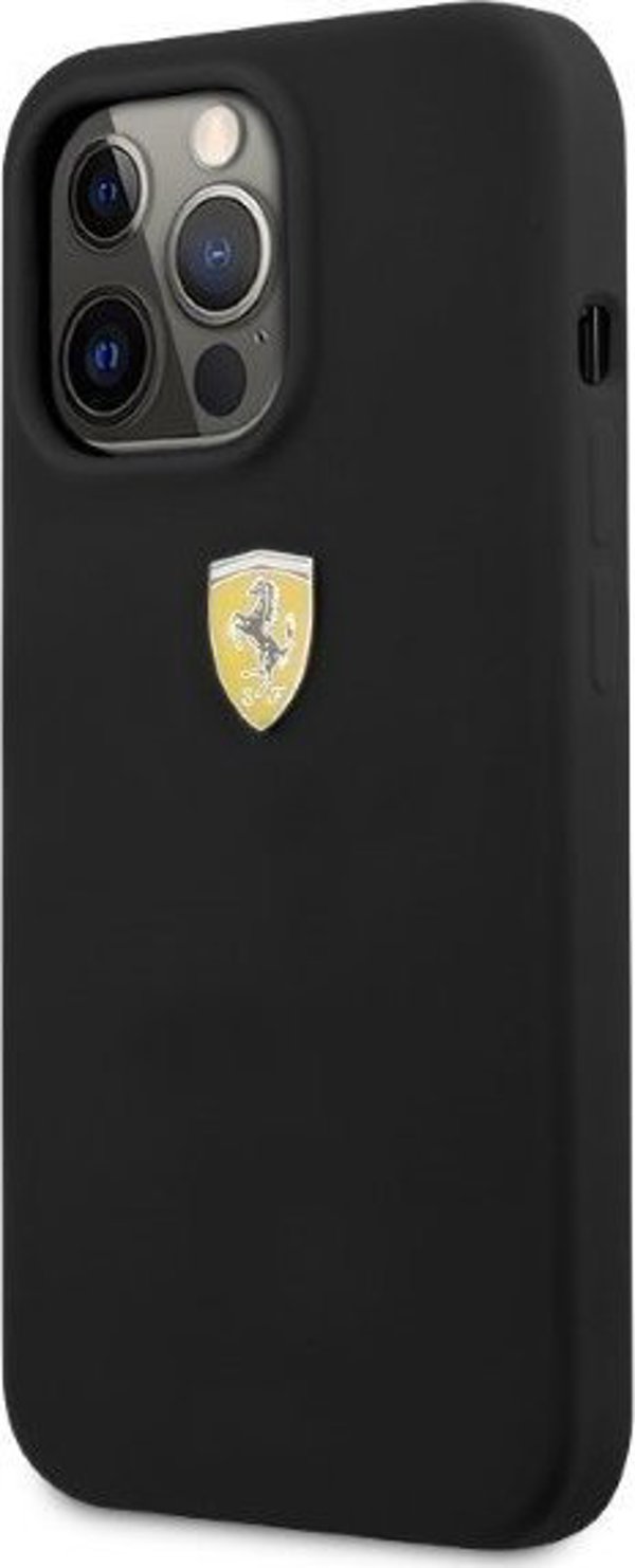 Ferrari Ferrari FESSIHMP13XBK iPhone 13 Pro Max 6,7" μαύρη σκληρή θήκη σιλικόνης MagSafe NoSize