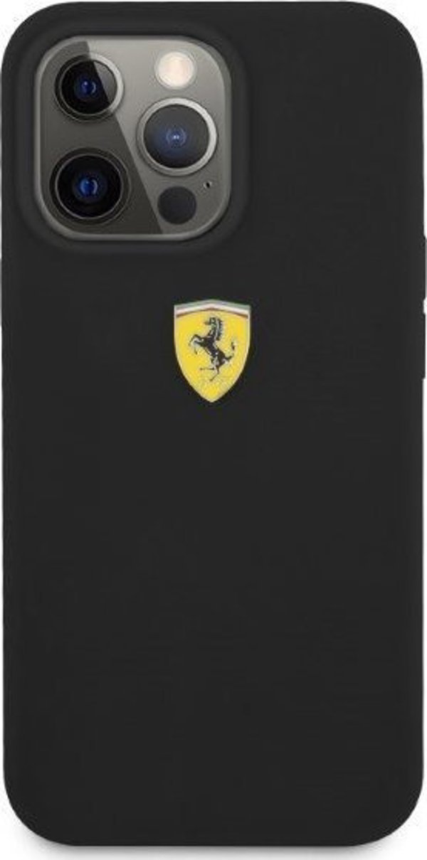 Ferrari Ferrari FESSIHMP13XBK iPhone 13 Pro Max 6,7" μαύρη σκληρή θήκη σιλικόνης MagSafe NoSize