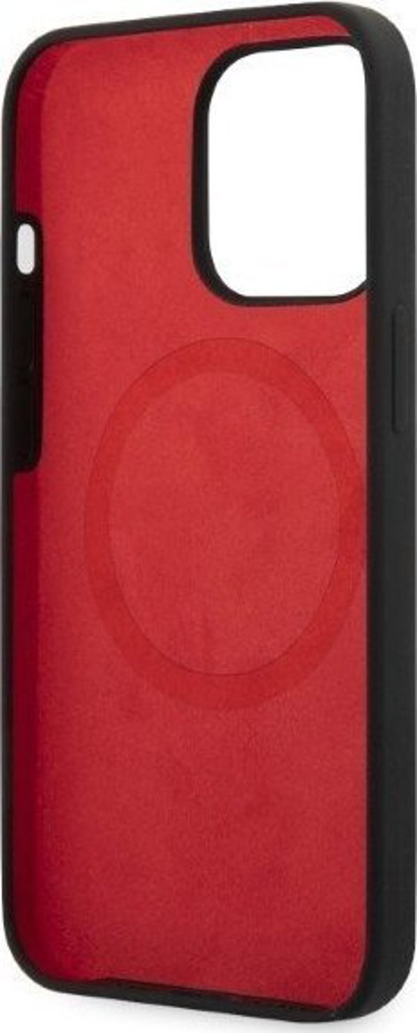 Ferrari Ferrari FESSIHMP13XBK iPhone 13 Pro Max 6,7" μαύρη σκληρή θήκη σιλικόνης MagSafe NoSize