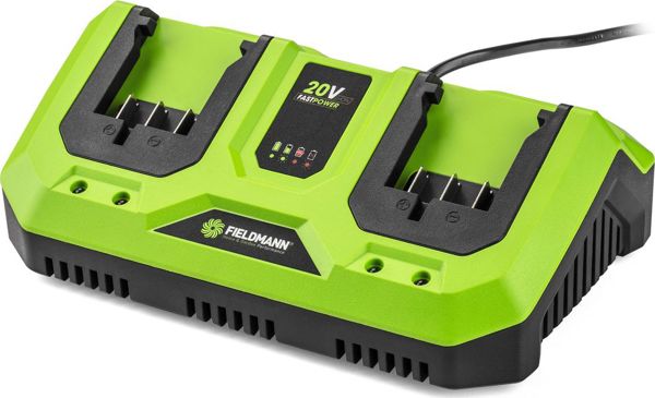 Fieldmann FDUZ 79110 Διπλός Ταχυφορτιστής Μπαταριών Li-Ion 20V για Σειρά FAST POWER