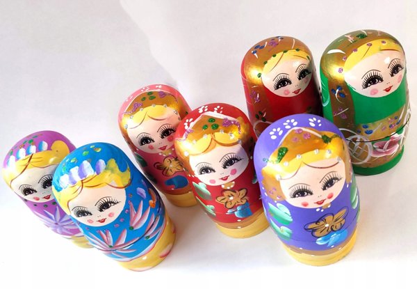 Figurka Adar Figurka Matrioszka 5w1 ADAR mix cena za 1 szt