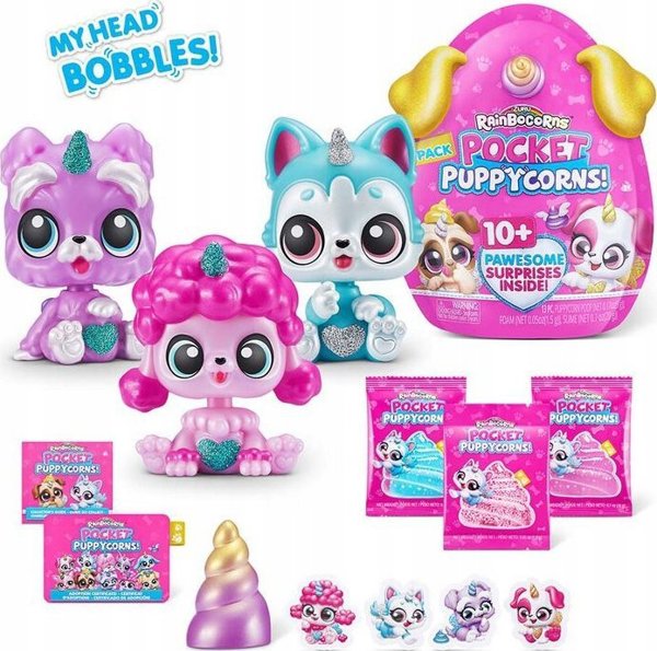 Φιγούρα Spin Master RAINBOCORNS με αξεσουάρ Pocket Puppycorn, 1η σειρά 10 αξεσουάρ, 9284