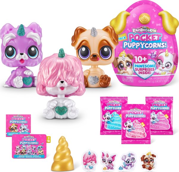 Φιγούρα Spin Master RAINBOCORNS με αξεσουάρ Pocket Puppycorn, 1η σειρά 10 αξεσουάρ, 9284