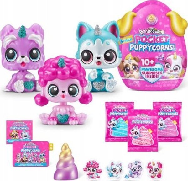 Φιγούρα Spin Master RAINBOCORNS με αξεσουάρ Pocket Puppycorn, 1η σειρά 10 αξεσουάρ, 9284