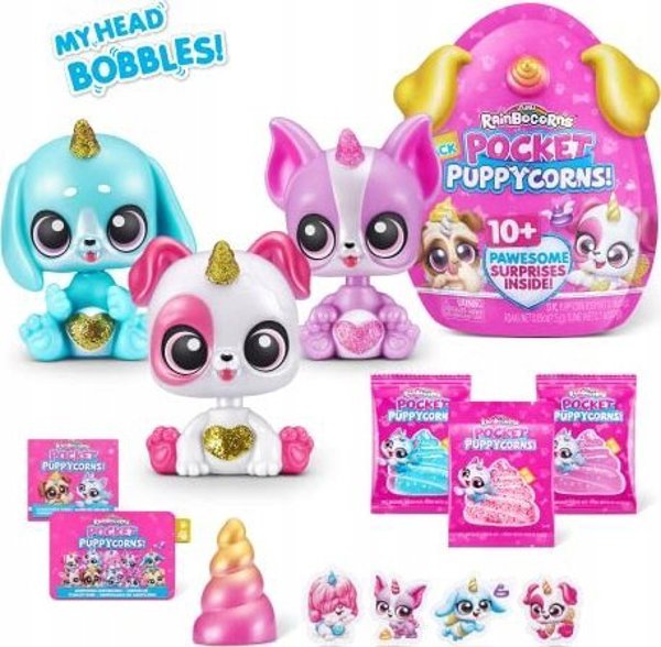 Φιγούρα Spin Master RAINBOCORNS με αξεσουάρ Pocket Puppycorn, 1η σειρά 10 αξεσουάρ, 9284